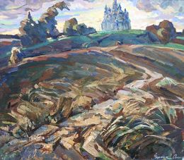Gemälde, The road to the temple, Ivanyuk Oleksiy
