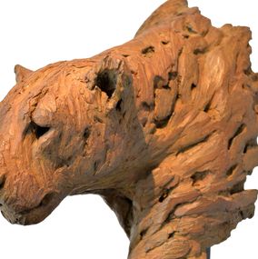 Sculpture, Fragment de léopard 8/8, Isabelle Carabantes