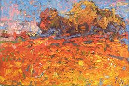 Painting, Crimson stubble, Ivanyuk Oleksiy