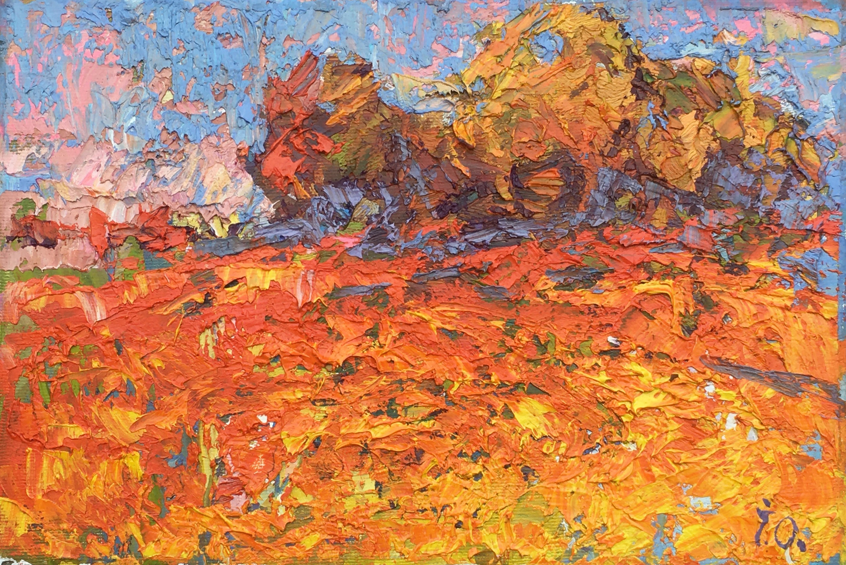 Ivanyuk Oleksiy, Crimson stubble Ivanyuk Oleksiy, Crimson stubble
