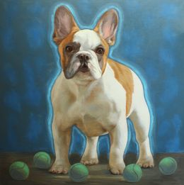 Painting, Bouledogue Français, Serge Kalinowski