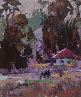 Painting, House at the edge of the forest, Ivanyuk Oleksiy