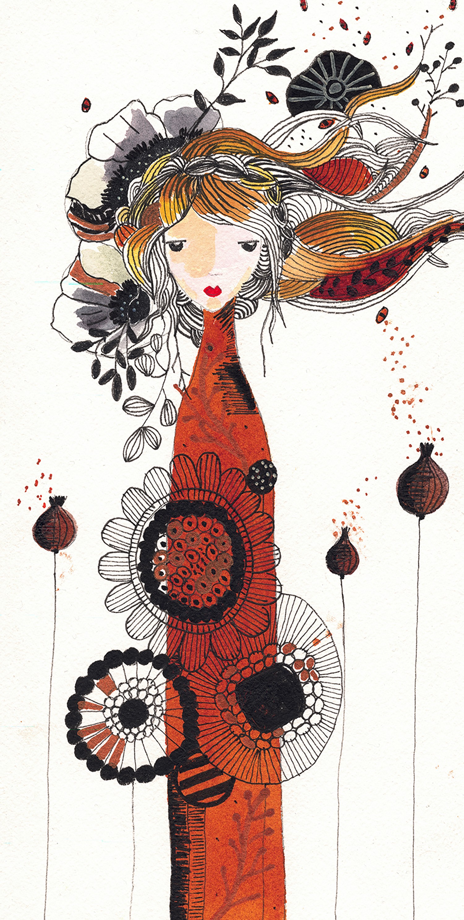 Gris De Garance, Femme de l'automne Gris De Garance, Femme de l'automne