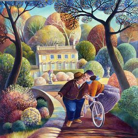 Gemälde, A Morning Walk, Anna Varella