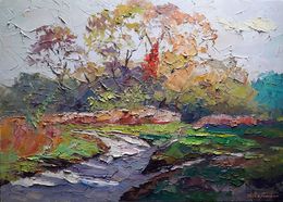Painting, Autumn shadows, Boris Serdyuk