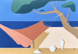 Peinture, Farniente Ezasque, Marie Deforche