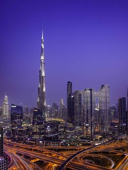 Fotografien, Burj Khalifa - night, Mark Elst