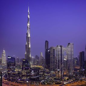 Photography, Burj Khalifa - night, Mark Elst