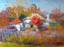 Painting, October is upon us, Boris Serdyuk