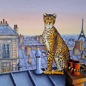 Gemälde, Par dessus les toits Paris, Dan Jacobson