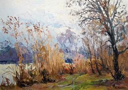Painting, Near the river, Boris Serdyuk