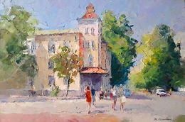 Painting, Kremenchuk city landscape, Boris Serdyuk