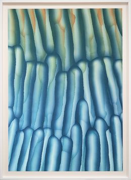 Gemälde, Green up, blue down, François Nugues