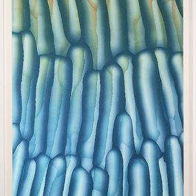 Gemälde, Green up, blue down, François Nugues