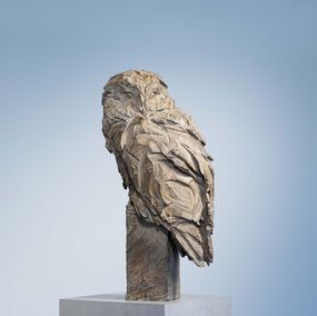 Sculpture, Chouette effraie, Jürgen Lingl