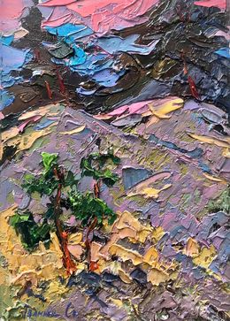 Painting, Evening in the Carpathians, Ivanyuk Oleksiy