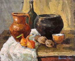 Gemälde, Rural still life, Oksana Ivanyuk