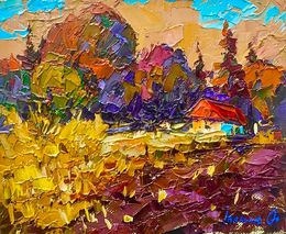 Painting, Warm evening, Ivanyuk Oleksiy