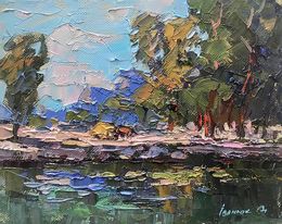 Painting, Above the pond, Ivanyuk Oleksiy