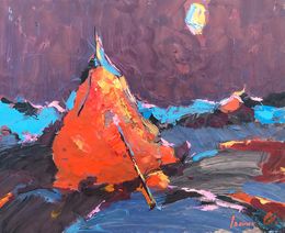 Gemälde, Evening and in silence, Ivanyuk Oleksiy
