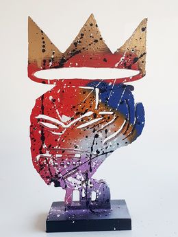 Sculpture, Head king Basquiat, Spaco