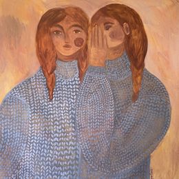 Painting, Keep my secret, Dasha Pogodina