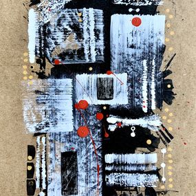 Gemälde, "Stories Told by the Fan" 1 in the diptych, Iryna Rets