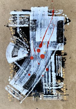 Peinture, "Stories Told by the Fan" 2 in diptych, Iryna Rets