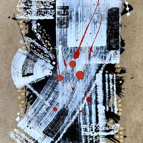 Peinture, "Stories Told by the Fan" 2 in diptych, Iryna Rets