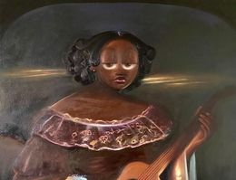 Painting, Priscilla At Dusk, Aladejare Ayodeji