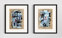 Peinture, "Stories Told by the Fan" diptych 2024, Iryna Rets