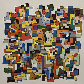 Gemälde, City, Albrecht Behmel