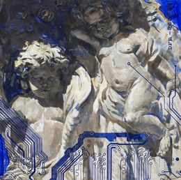 Painting, System angels, Ed Potapenkov