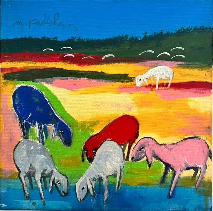 Menashe Kadishman, A Moment of Rest Menashe Kadishman, A Moment of Rest