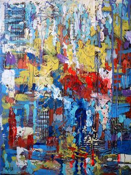 Painting, City 15, Rakhmet Redzhepov (Ramzi)