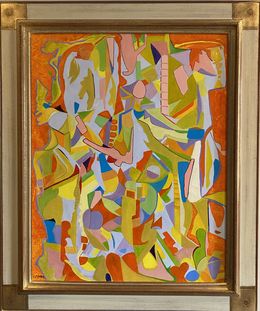 Painting, Le printemps, Christian Poher