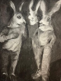 Fine Art Drawings, Conspiration, Zahra Zeinali