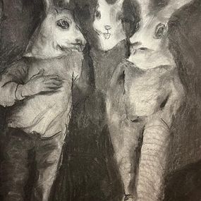 Fine Art Drawings, Conspiration, Zahra Zeinali