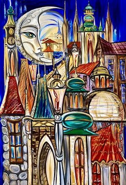 Peinture, The Moonpath Of Prague, Kirill Postovit