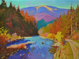 Painting, Mount Kamyanka, Alexander Shandor