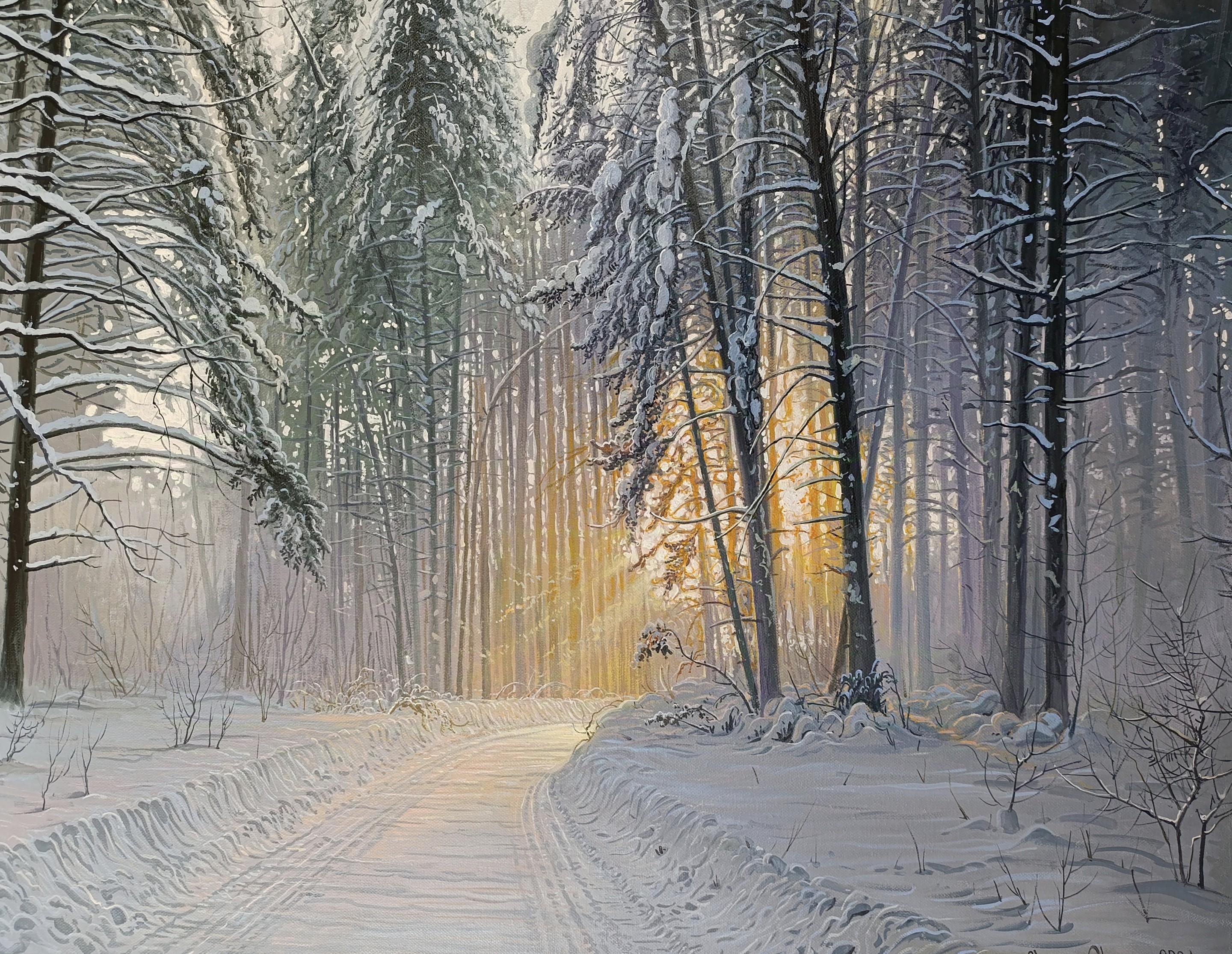 Stepan Ohanyan, Snow-Covered Serenity Stepan Ohanyan, Snow-Covered Serenity