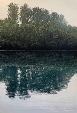 Gemälde, Sur l'eau, Benoît Trimborn