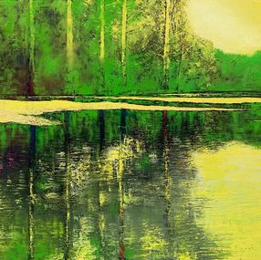 Gemälde, Sur l'eau, Benoît Trimborn