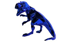 Design, T-rex Electric blue, Richard Orlinski
