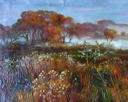 Painting, Autumn landscape, Anatoly Tarabanov