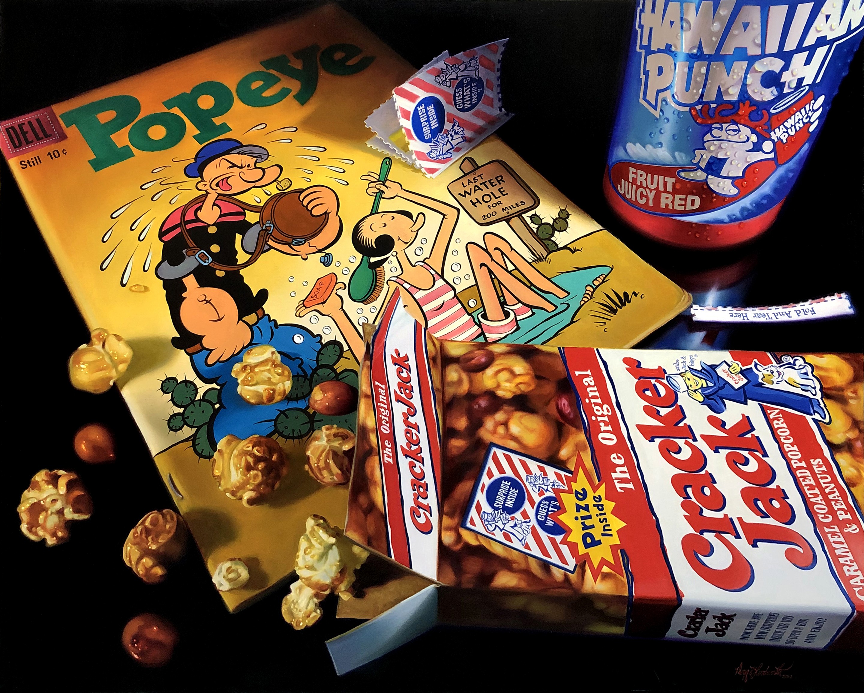 Doug Bloodworth, Cracker Jacks (huge original painting), 2012 Doug Bloodworth, Cracker Jacks (huge original painting), 2012