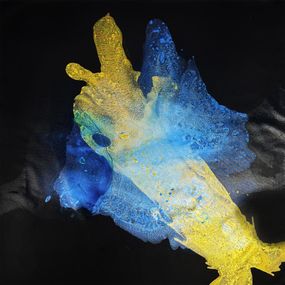 Gemälde, Blue Transition, Clara Berta