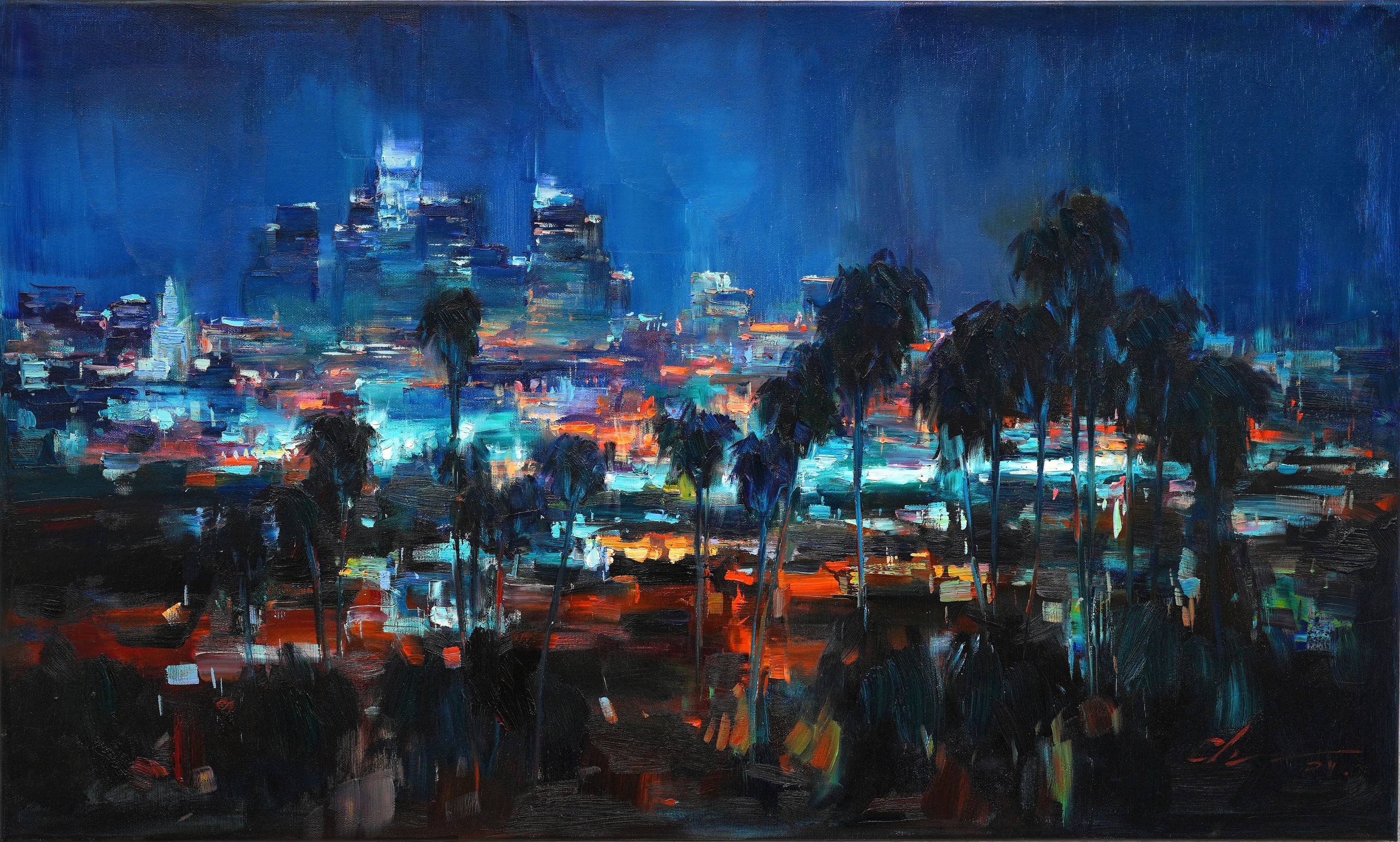 Serhii Cherniakovskyi, Los Angeles night lights Serhii Cherniakovskyi, Los Angeles night lights