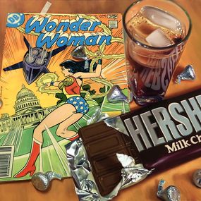 Print, Wonder Woman (large signed giclee on canvas), Doug Bloodworth