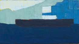 Gemälde, Composition au Lac, J Paul